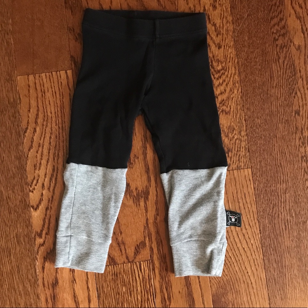 Nununu black and grey leggings
